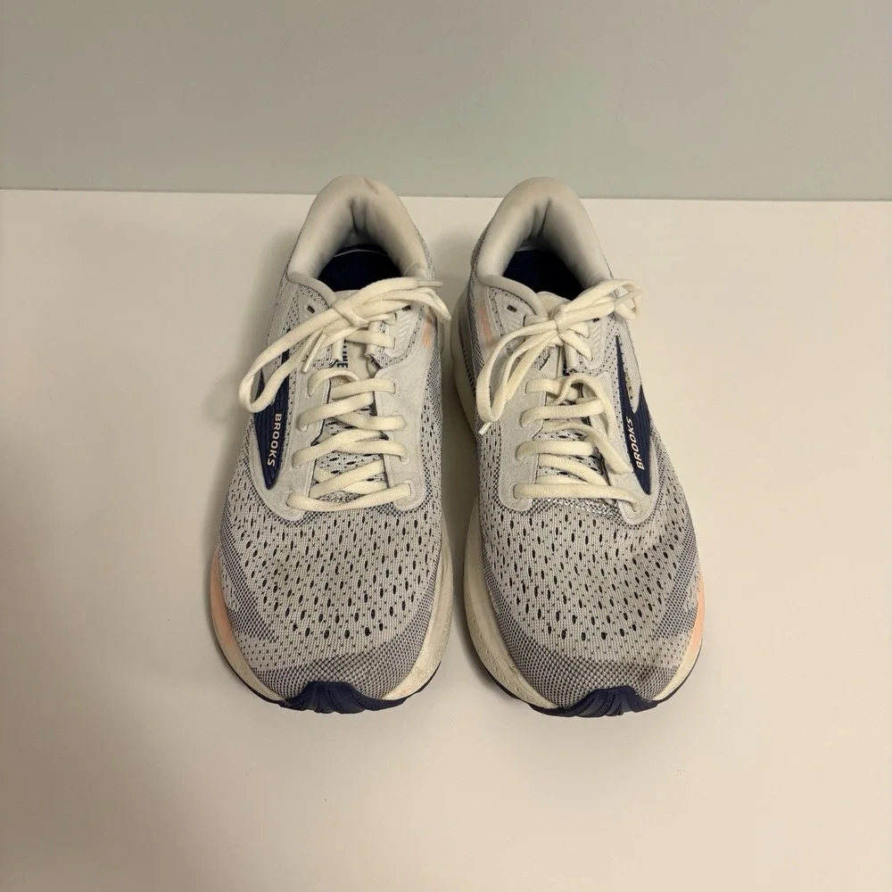 Brooks Adrenaline GTS Shoes Womens Size 10 Gray Blue Running 1204261B140
